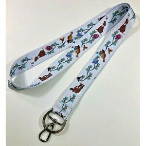 Vera Bradley Wide Lanyard in Merry Mischief Cool